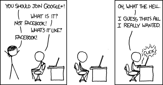 XKCD Google Plus